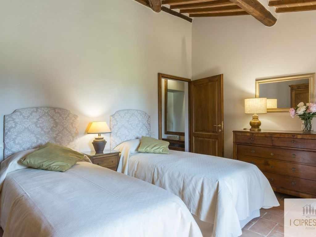 Villa I Cipressini Piscina Riscaldata Spa Toscana Pienza Exteriör bild