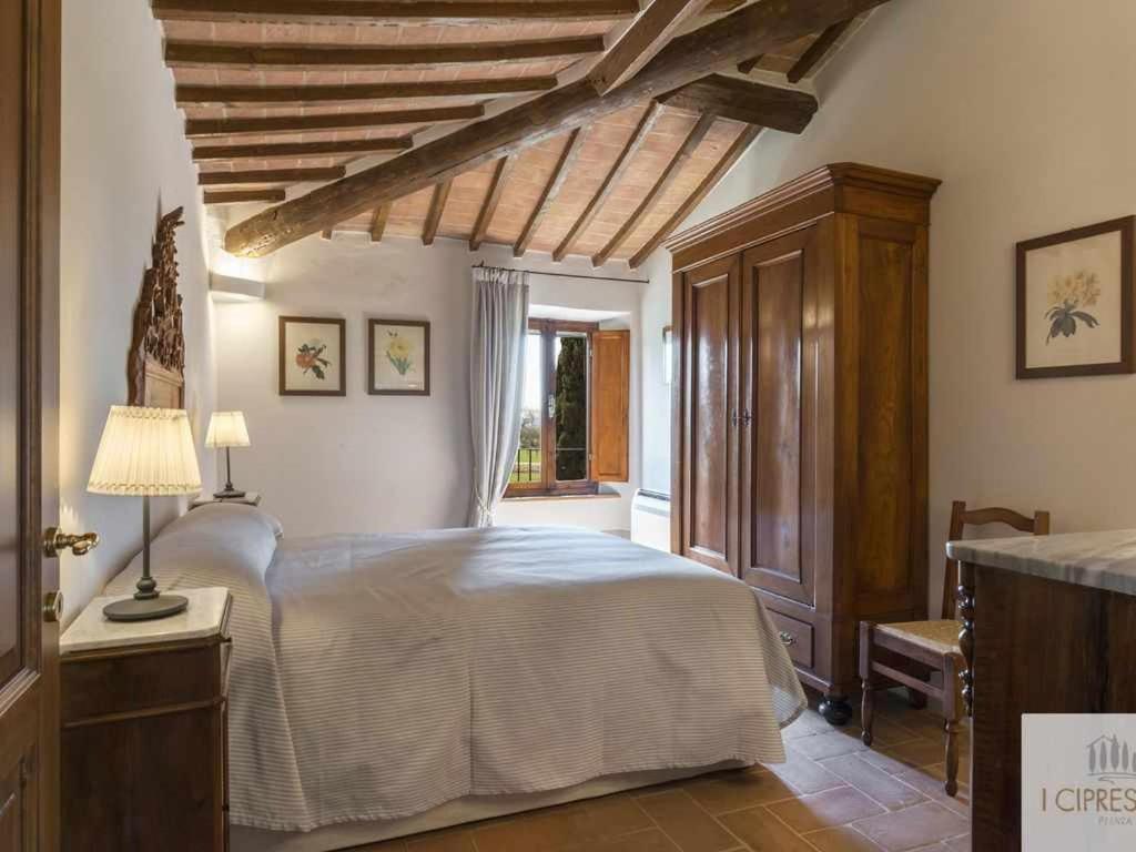 Villa I Cipressini Piscina Riscaldata Spa Toscana Pienza Exteriör bild