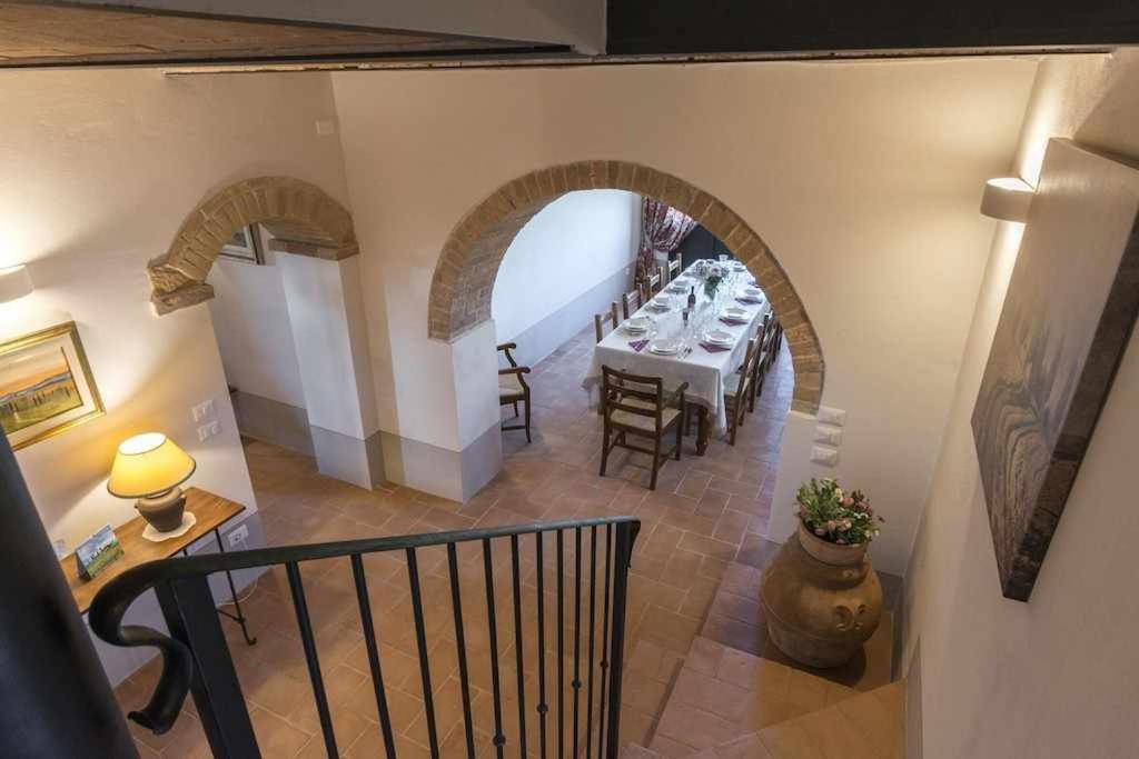 Villa I Cipressini Piscina Riscaldata Spa Toscana Pienza Exteriör bild