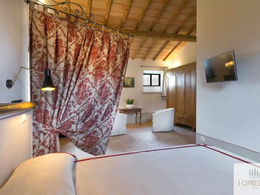 Villa I Cipressini Piscina Riscaldata Spa Toscana Pienza Exteriör bild