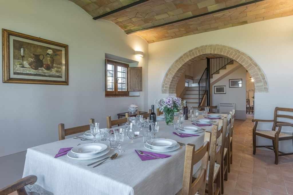 Villa I Cipressini Piscina Riscaldata Spa Toscana Pienza Exteriör bild