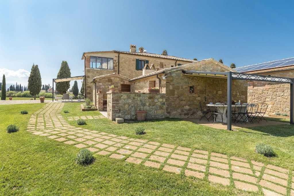 Villa I Cipressini Piscina Riscaldata Spa Toscana Pienza Exteriör bild