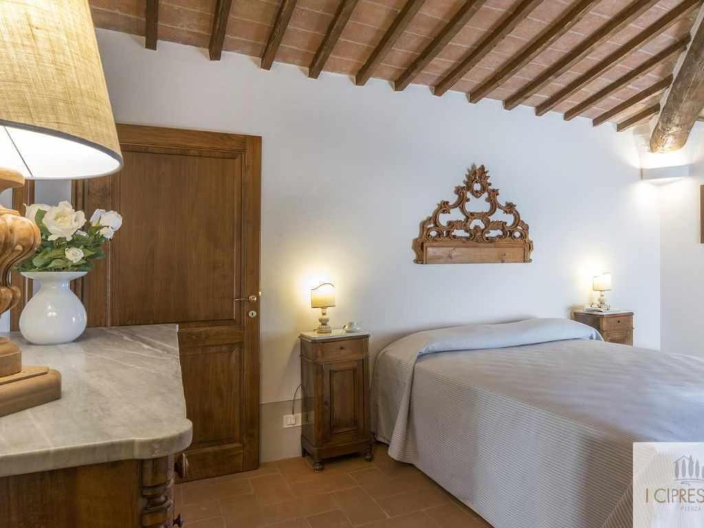 Villa I Cipressini Piscina Riscaldata Spa Toscana Pienza Exteriör bild