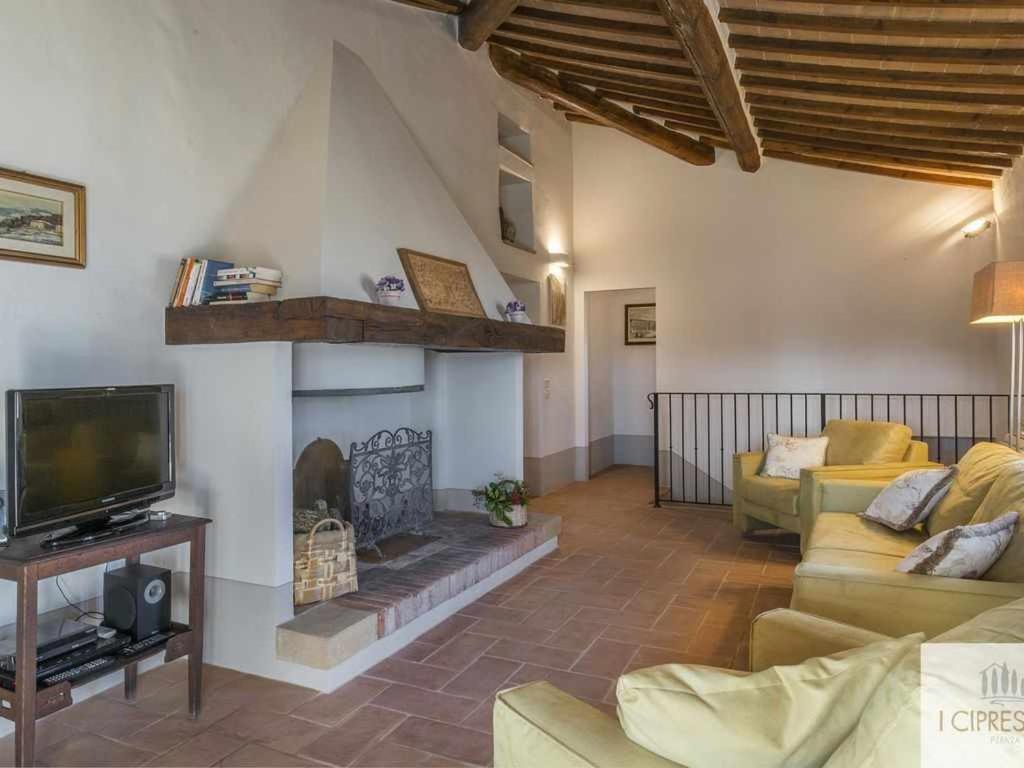 Villa I Cipressini Piscina Riscaldata Spa Toscana Pienza Exteriör bild