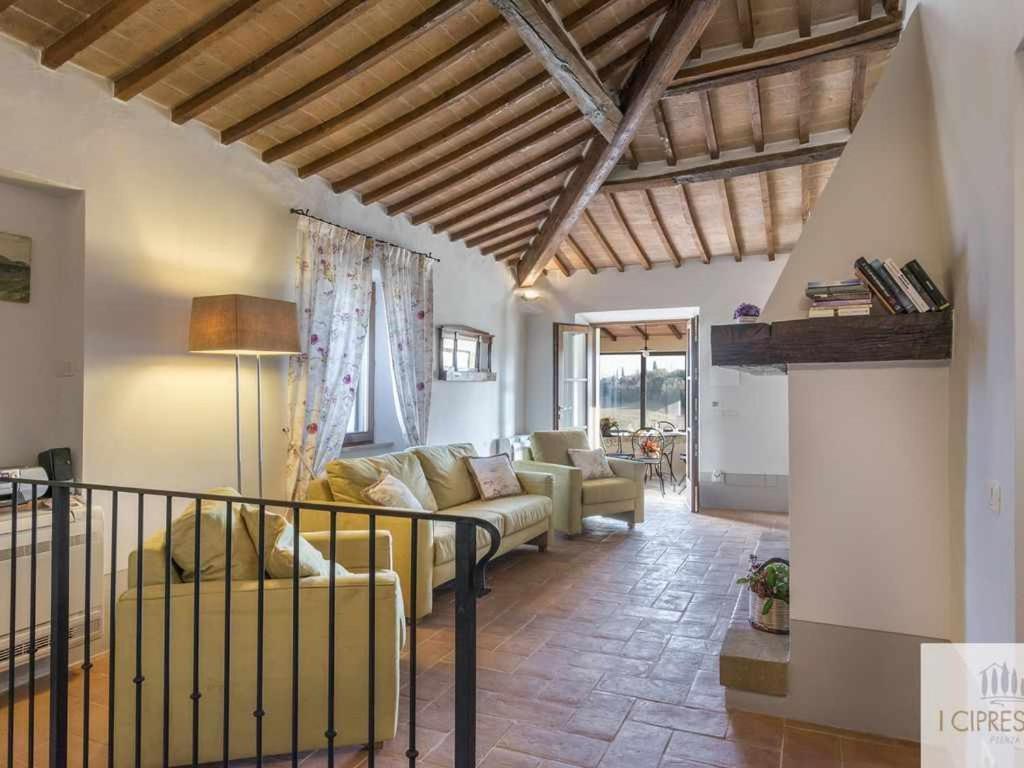 Villa I Cipressini Piscina Riscaldata Spa Toscana Pienza Exteriör bild
