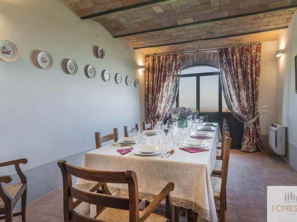 Villa I Cipressini Piscina Riscaldata Spa Toscana Pienza Exteriör bild