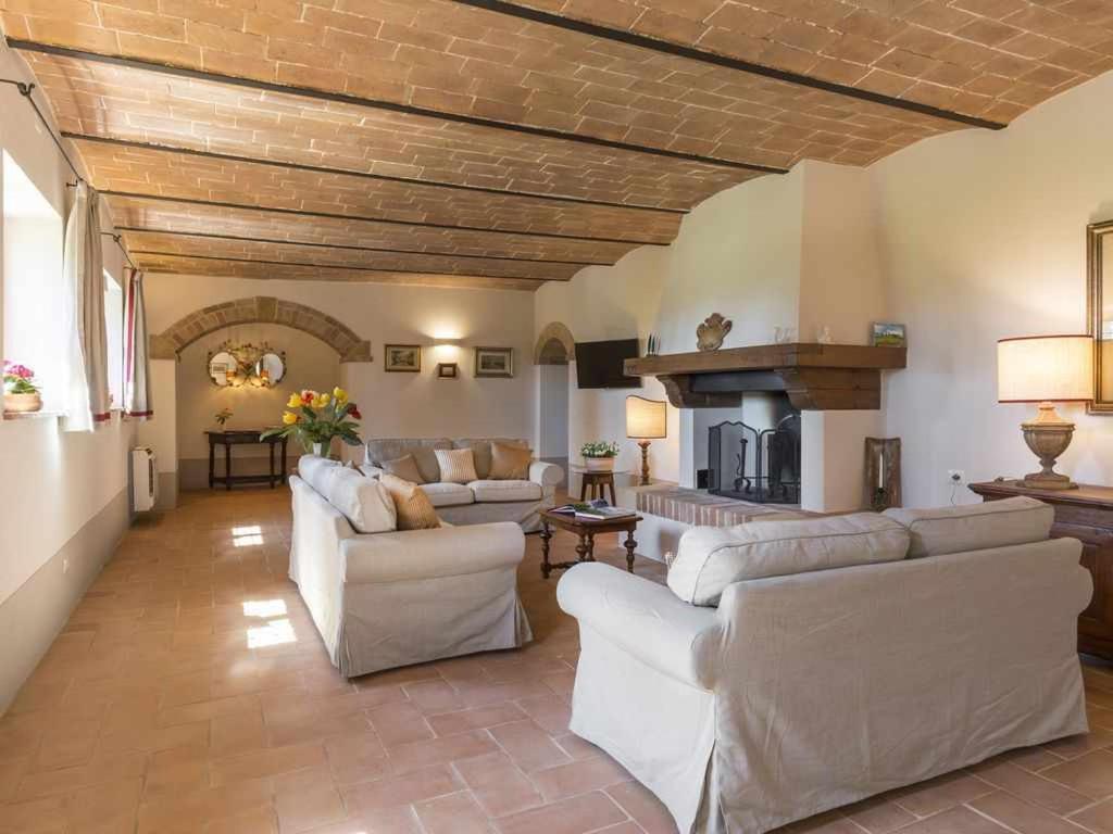Villa I Cipressini Piscina Riscaldata Spa Toscana Pienza Exteriör bild
