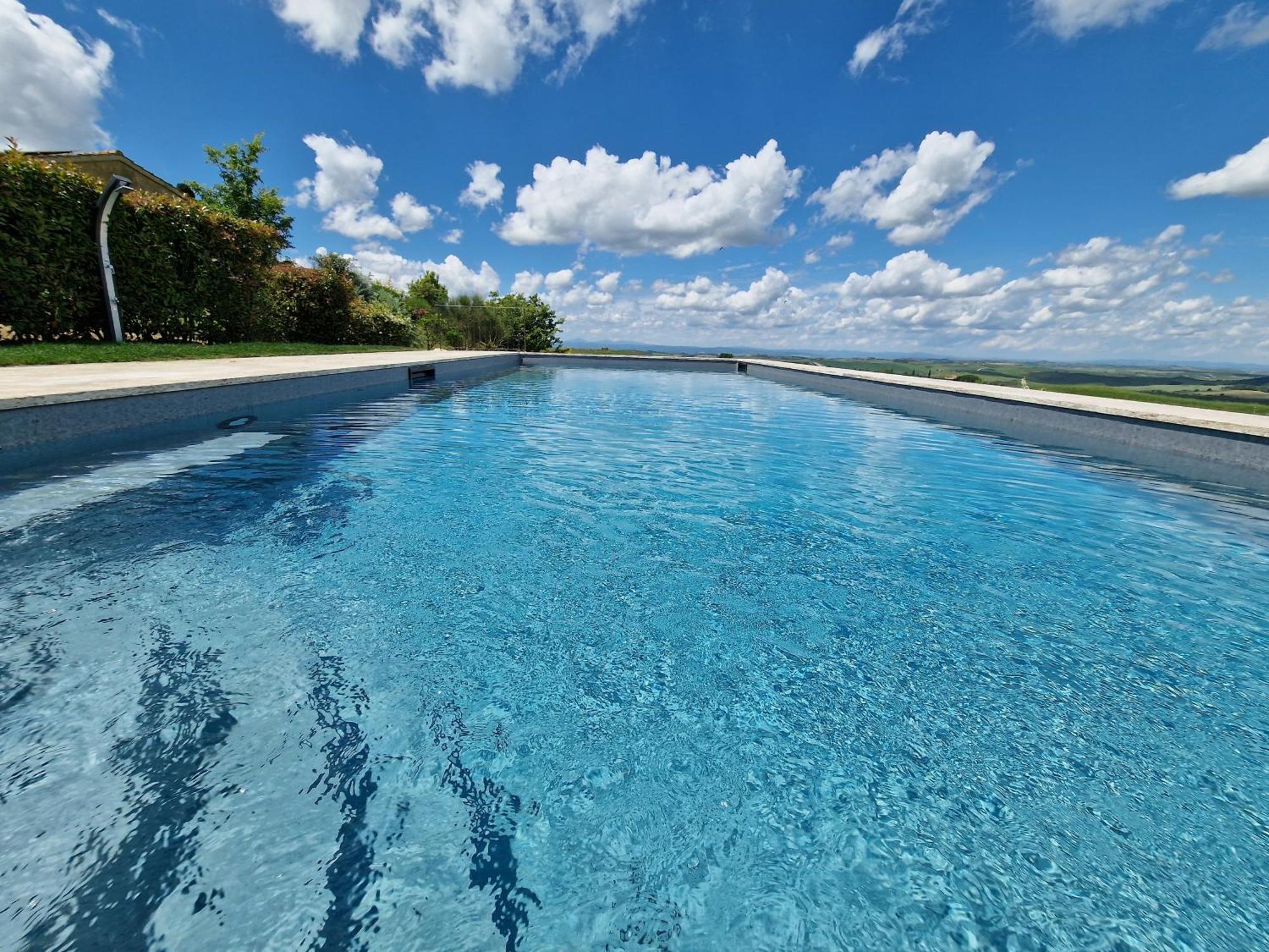 Villa I Cipressini Piscina Riscaldata Spa Toscana Pienza Exteriör bild