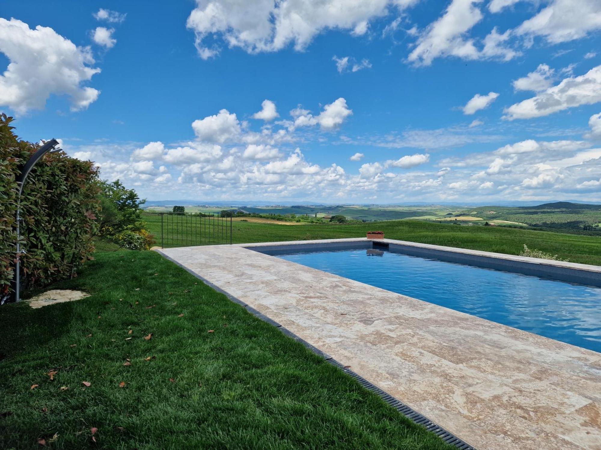 Villa I Cipressini Piscina Riscaldata Spa Toscana Pienza Exteriör bild